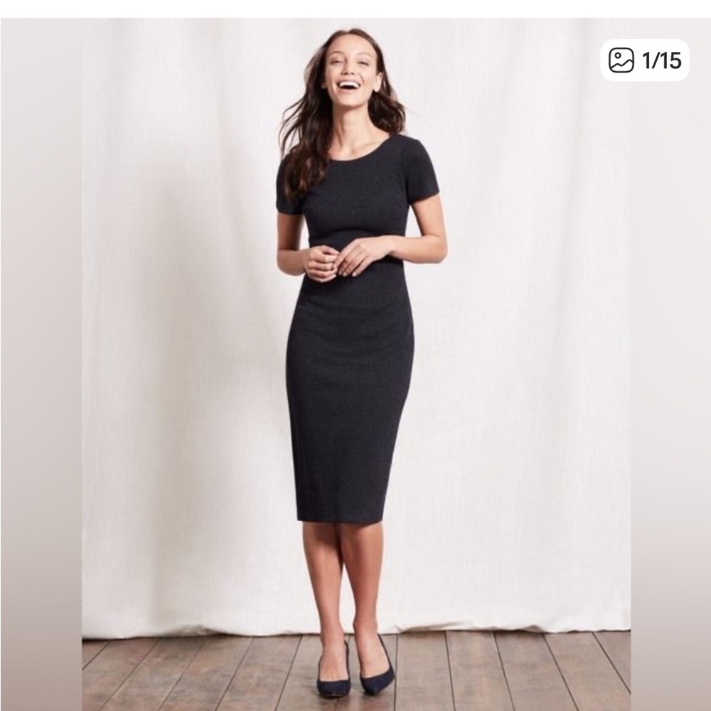 Boden “Elsa” Ottoman Midi Dress 6 Long